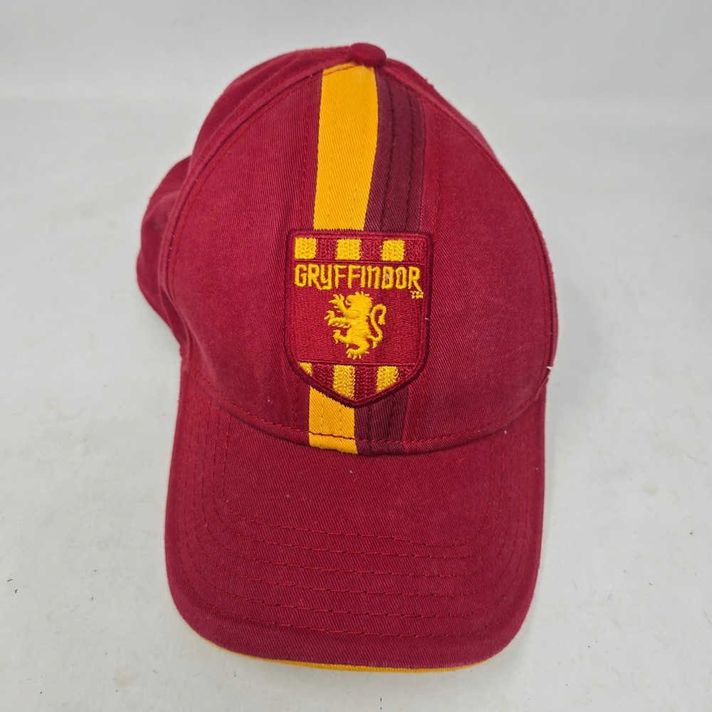 Harry Potter Gryffindor Hat Universal Orlando Maroon Gold Adjustable Cap
